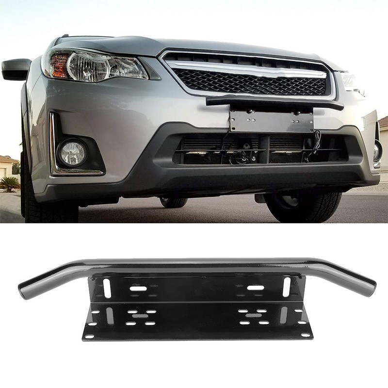 Aluminum Front License Plate Frame Holder LED Light Bar Mounting