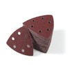 LEONTOOL 50 Pcs Triangle Sanding Pads 40 Grit 3-1/2 Inches