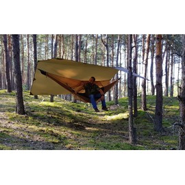 BUSHMEN Travel Gear Hammock Mosquito-net Mosquito Net Japan Genuine Product (DESERT)