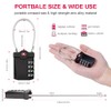 ZHEGE Luggage Locks TSA Approved, with Open Alert Indicator, Flexible
