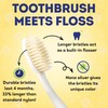 MOUTHWATCHERS Soft Flossing Toothbrushes for Kids, Pink, Ultra Clean Manual
