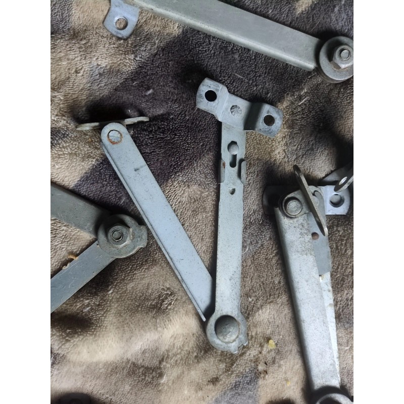 2x Vintage Universal Lid/Door Hinge Support Bracket Many Uses Project