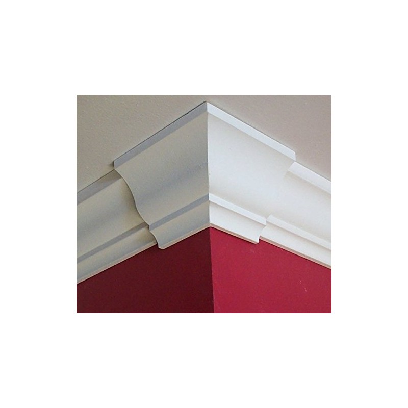 Crown Molding Corner Deco Low Profile Outside Fits 3-3 5/8
