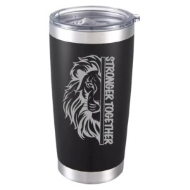 supplymartonline Strength & Solidarity Themed Bold Tumbler Set, Anniversary or Friendship Gift