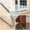 Under Door Draft Stopper 37 Inches Cuttable and Washable,Twin Door