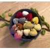 6 Hearts Made of Felt (Dusty Colours) - Mother's Day