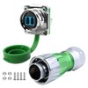 CNLINKO DH-24 Fiber Optic Connector, LC Single Mode Dual Core,