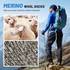 SIMIYA 5 Pairs Merino Wool Socks for Men, Super Thick