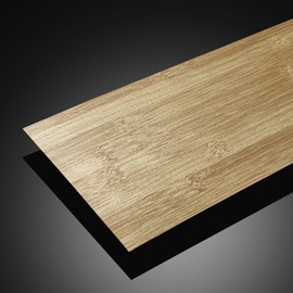 Stickyart Natural Bamboo Vinyl Flooring Peel and Stick Floor Tile 36"x6" 36-Pack 54 Sq.Ft Waterproof Bamboo Sticky Tiles for Floor Self Adhesive Vinyl Plank Flooring Stick on Tile Kitchen Living Room