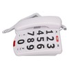 Large Button Phone for Seniors, Simple Classic Corded Landline Phone,