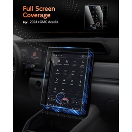 CDEFG Tempered Glass for 2025 2026 GMC Acadia Screen Protector, 15 Inch Touchscreen, for 2024-2026 Acadia (Elevation/AT4/Denali) Accessories