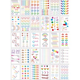 Pellforia Tattoo Stickers, Set of 30, Waterproof, Sticker Paper Tattoos, 007