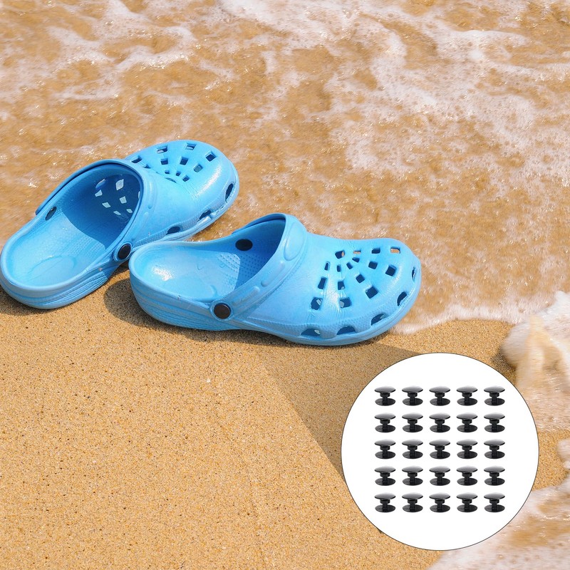 WLVinson Pack of 50 Plastic Rivets, Snap Fasteners for Shoes,