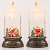 Eldnacele Christmas Music Snow Globe Lantern with 6H Timer, Battery