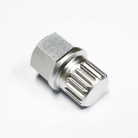 Chrome Steel ABC 0-9 Wheel Lock Key for VW，Locking Lug nut Removal Tools- Anti Theft Volkswagen Wheel Lock Key for Cars Wheel Tire Nut Screw Removal (ABC-7)