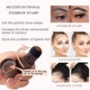 ALLROSE Eyebrow Stamp and Eyebrow Stencil Kit - Eye Brow