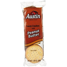 Austin Cracker Sandwiches To Go - Toasty Crackers w/ Peanut Butter - 1.38 oz - 8 ct