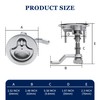 SHENGHUISS Boat Cam Latch,Flush Pull Handle,316 Stainless Steel Boat Hatch