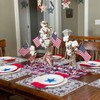 4th of July Placemats American Flag Stars Place Mats for
