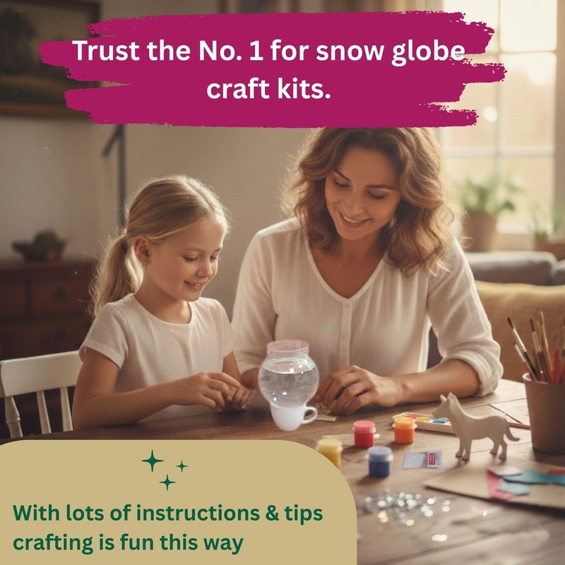 Ready Mix with Water Clear and Snow + Glitter |