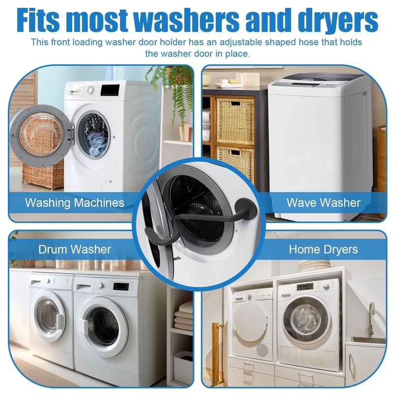Washer Door Prop Stop, Dryer Door Prop, Magnetic Washer Door