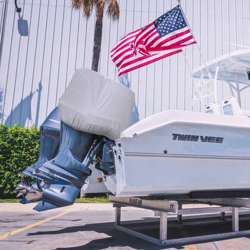 iCOVER Outboard Motor Cover Heavy Duty 600D Waterproof Engine Hood