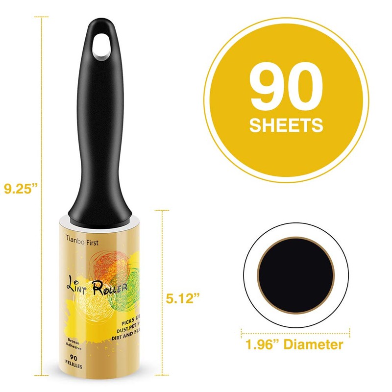TIANBO FIRST Extra Sticky Lint Rollers for Pet Hair Small