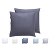 Todocama Set of 2 Extra Soft Hypoallergenic Microfibre Pillow Cases