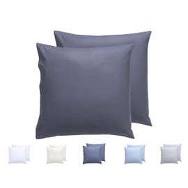 Todocama Set of 2 Extra Soft Hypoallergenic Microfibre Pillow Cases