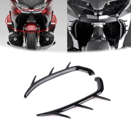 Panical 2Pcs Front Vents Trim Cover Vertical Vent Trim For Honda Gold Wing GL1800 F6B 2018-2023 Motorcycle Chrome Bright Black