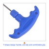 Unifizz H4 T-Handle Hex Key Wrench 4mm S2 Steel Allen