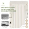 TKZTKZ White Curtain Rods for Windows 36 to 88:Imitation Wood