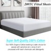 Bottom Fitted Sheets Stretches Up to 25cm Deep Mattress Pocket