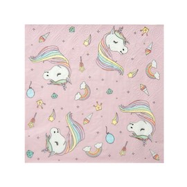 Unicorn Pink Napkins Pack of 20 (6243)