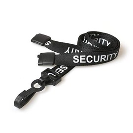 ALG ID Cards | Black Pre-Printed Security Lanyard with Safety Breakaway (1)