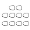 10pcs 316 Stainless Steel D Ring Semi Circular Welded D