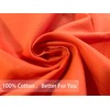 iMaylex Soft 100% Egyptian Cotton Zipper Pillow Case, Cozy and