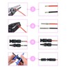 Intckwan Solar Panel Y Plug, Ip67, F/M/M and M/F/F, Solar