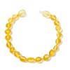 ZHAOXIA Amber Bracelet/Anklet – 100% Handmade – Knotted Between Beads,