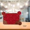 ZAARIYA 360 Pouch Bag for Cosmetic Toiletry Bag, Tote/Purse Organization,