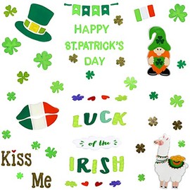 Iconikal Window Decorations Gel Clings, St. Patrick's Day