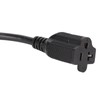 Nema 5‑15P to 5‑20R Adapter 14AWG Heavy Duty 15 Amp