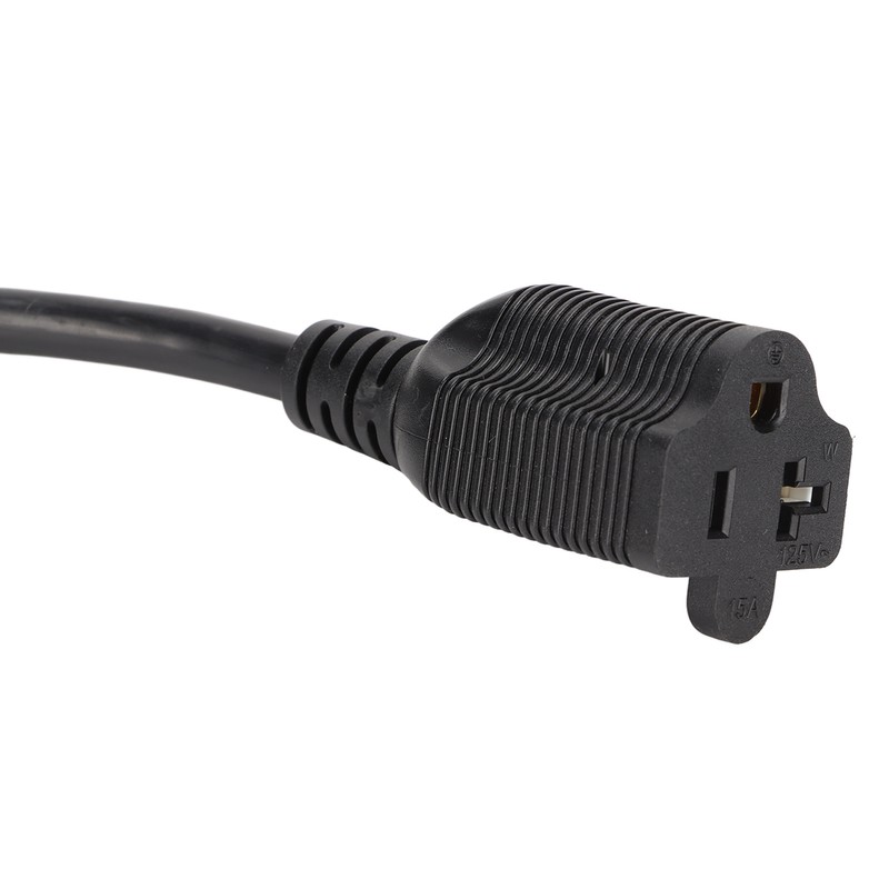 Nema 5‑15P to 5‑20R Adapter 14AWG Heavy Duty 15 Amp