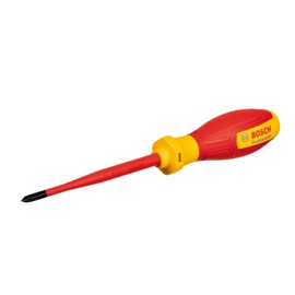 Bosch Professional VDE Screwdriver PH1x100 (Certified to 1000 V, Insulated with Thermoplastic Elastomer (TPE))