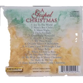 A Gospel Christmas (CD, 2005, Legacy) New, "Inspirational Black Gospel"