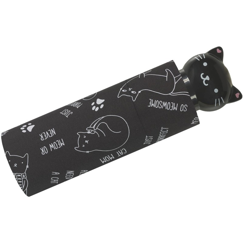happy rain Cute Cat Umbrella Women's Pocket Umbrella Hand Opener