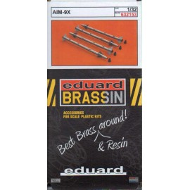 Eduard EDU632153 1:32 Eduard Brassin AIM-9X Sidewinder Missile Set