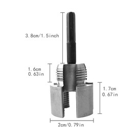 Sharplace Pipe Threader Tool, Internal External Thread Cutter Thread Making Building Bathroom Plumbing Threading Tool, 4 Points
