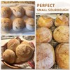 Round Proofing Baskets, 6 Pieces, Mini Bread Baking with Proofing