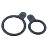 Topeak Rubber Strap-White/RedLite II (Small), Unisex, Adult, Black, One Size